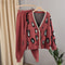 Cardigan Oversized para Mujer - Suéter Deportivo Otoñal