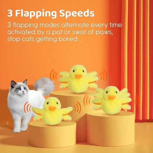 Juguete Interactivo para Gatos con Pato Saltarín, Sensor de Vibración y Catnip - Image 9