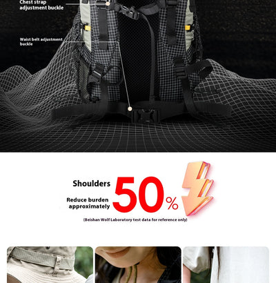 Mochila de Senderismo 35L - Bolsa de Montaña de Gran Capacidad - Image 8