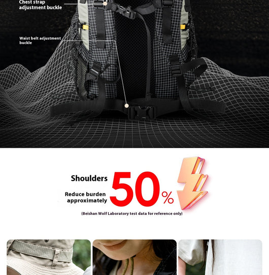 Mochila de Senderismo 35L - Bolsa de Montaña de Gran Capacidad - Image 8