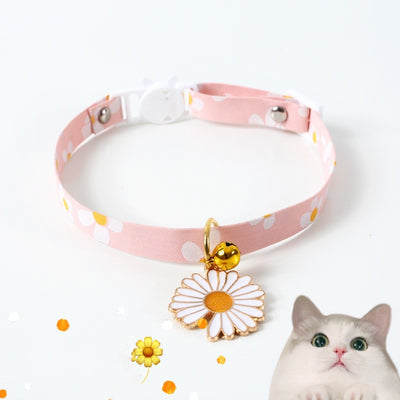 Collar Ajustable para Mascota con Cascabel de Girasol - Image 2