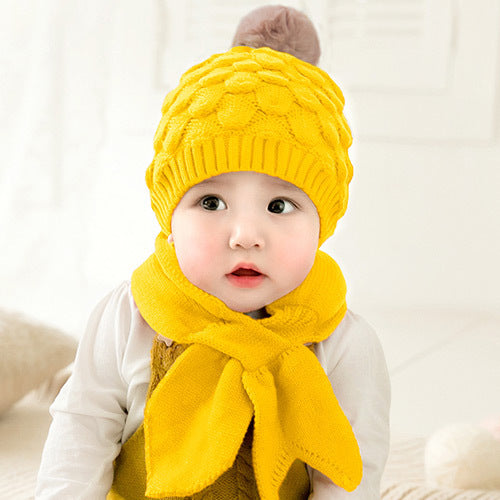 Conjunto de Gorro y Bufanda de Lana para Bebé - Image 9