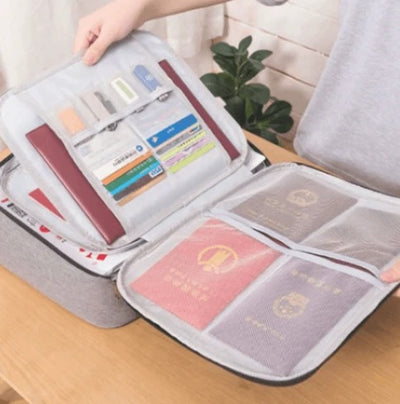 Caja de Almacenamiento de Gran Capacidad para Documentos y Certificados
