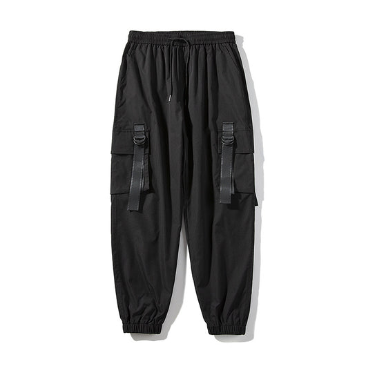 Pantalones Overol Hombre Otoño con Bolsillos Laterales y Cintas - Image 2