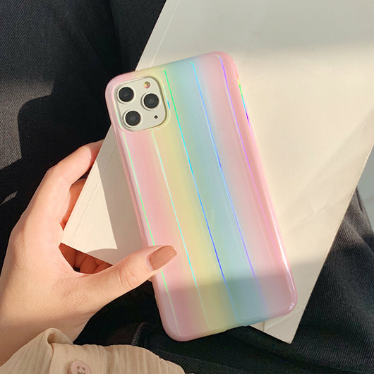Funda para Teléfono con Efecto Láser Arcoíris