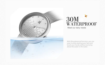 Reloj de Miel Creativo para Mujer Dorado y Plateado - Image 4