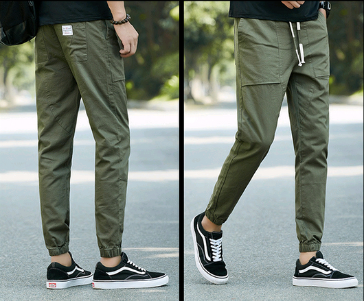 Pantalones Harem Casuales para Hombre - Estilo Moderno y Cómodo - Image 3