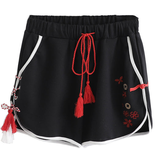 Shorts y Pantalones Casuales con Cintura Elástica para Mujer - Image 4