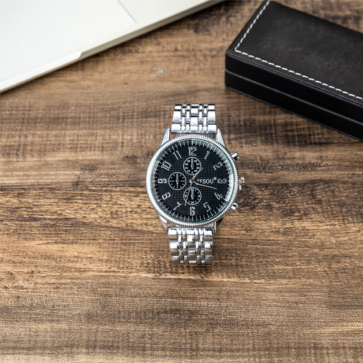 Reloj Deportivo de Acero Inoxidable con Movimiento de Cuarzo - Image 3