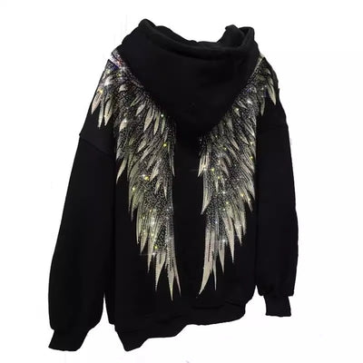 Abrigo Sudadera Acolchado de Lujo con Bordado Pesado y Detalles Brillantes - Image 5