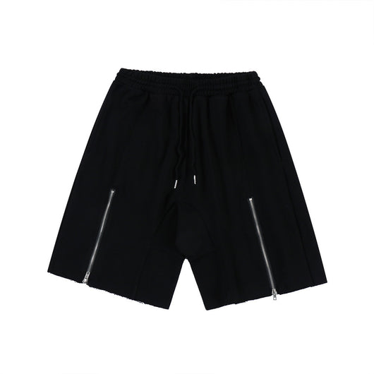 Shorts Casuales con Cierre Lateral y Abertura Moderna - Image 4