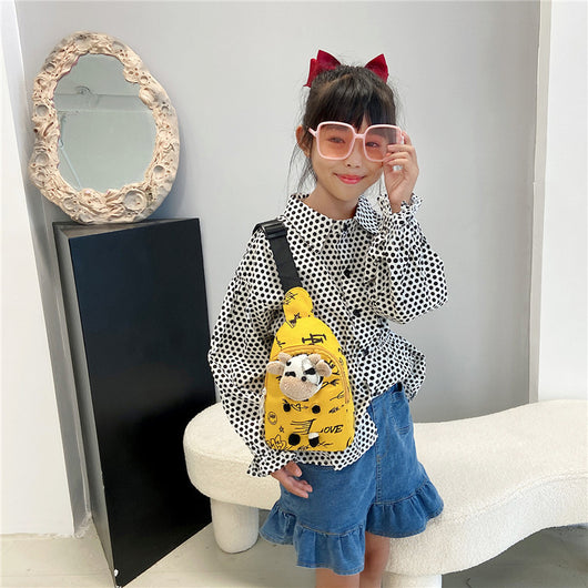 Bolsa Bandolera Infantil de Lona con Correa Ajustable - Image 3