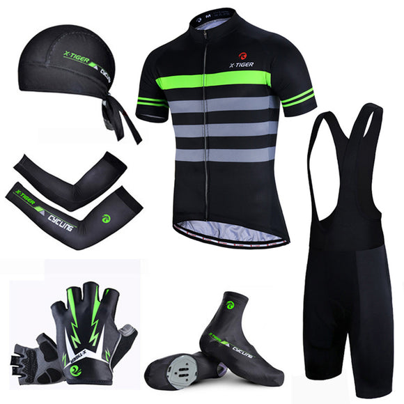 Set Completo 6 Piezas para Ciclismo XTIGER - Equipamiento Verano