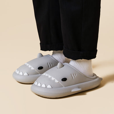 Pantuflas Tiburón Cartoon para Parejas - Zapatillas EVA Impermeables Invierno - Image 18