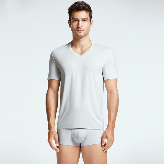 Polera Modal Cuello V Delgada para Hombre