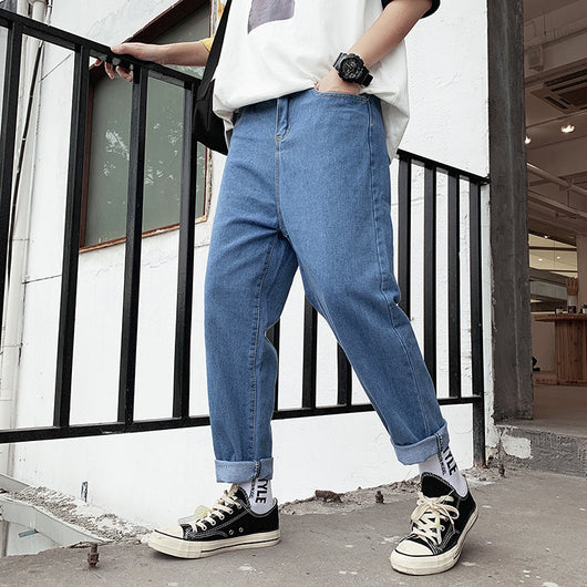 Pantalones Rectos Cropped Sueltos - Image 5
