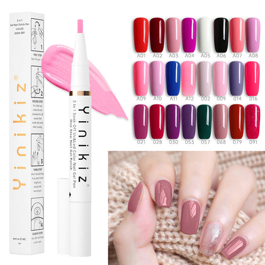 Bolígrafo Perezoso 3 en 1 con Pegamento UV - Esmalte de Uñas Profesional en un Paso - Image 2