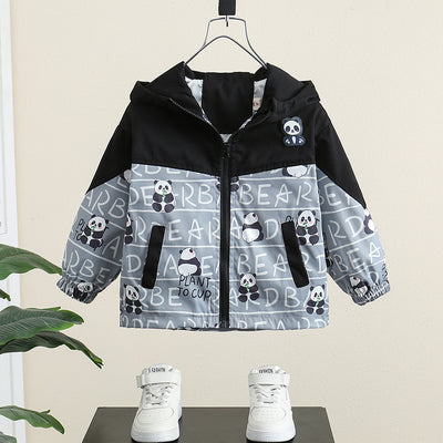 Chaqueta Impermeable con Capucha para Niño - Primavera y Otoño - Image 3