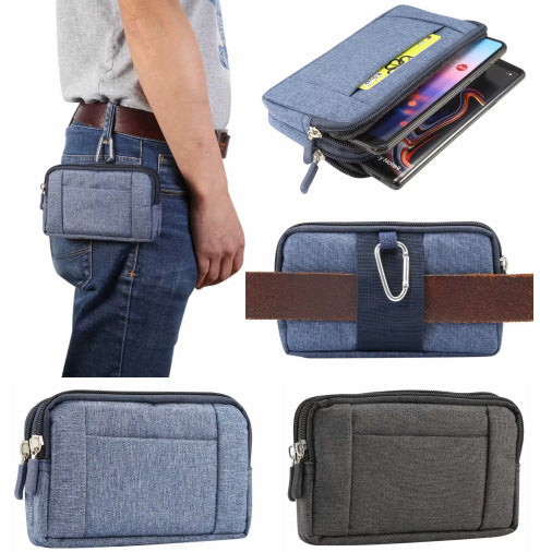 Bolsa de Cintura Denim Profesional Horizontal Unisex