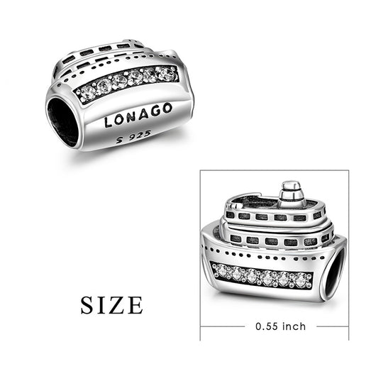 Cuentas de Plata 925 para Pulseras DIY - Dije Velero Artesanal - Image 3