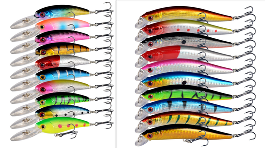 Señuelos Biomimético de 10 Colores - Plástico Duro Premium para Pesca - Image 22