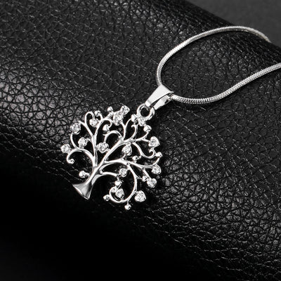 Collar Árbol de la Vida con Circonita - Cadenas Multicapa Largas para Mujer - Image 11