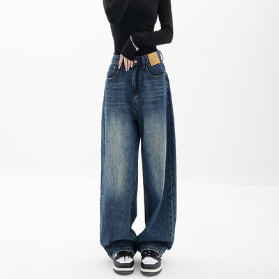 Jeans Retro Azul Holgados de Corte Recto - Image 9
