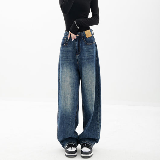 Jeans Retro Azul Holgados de Corte Recto - Image 9