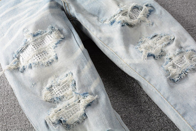 Jeans Skinny Ajustados con Algodón Elástico y Efecto Desgastado - Image 17