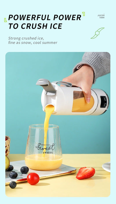 Exprimidor Portátil Recargable - Vaso Multifuncional para Jugos Frescos - Image 11