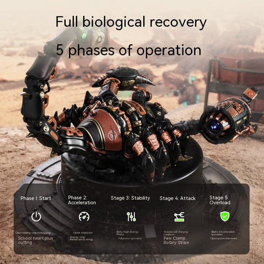 Bloques de Construcción Puzzle Educativo Battlefield Scorpion