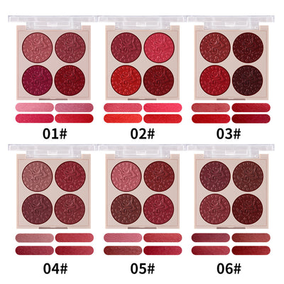 Paleta de Labios MISS ROSE 4 Colores - Brillo Labial Hidratante de Larga Duración - Image 9
