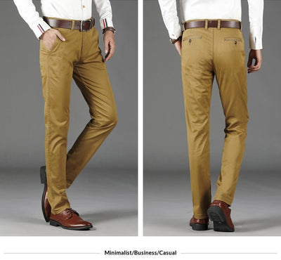 Pantalones Casuales Elásticos para Hombre - Otoño e Invierno - Image 11