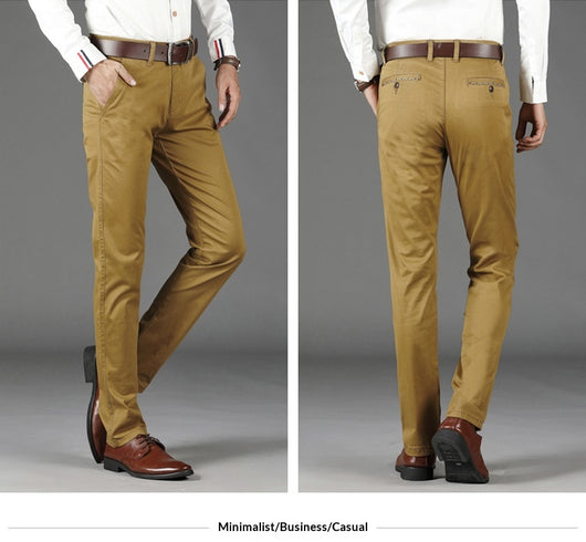 Pantalones Casuales Elásticos para Hombre - Otoño e Invierno - Image 11