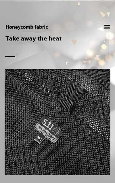 Chaleco Táctico Protector Negro para Actividades al Aire Libre - Image 10