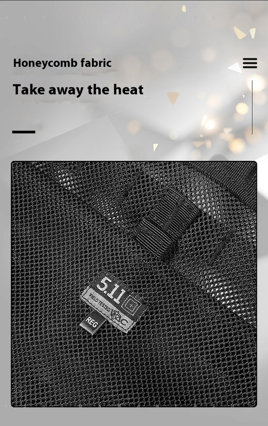 Chaleco Táctico Protector Negro para Actividades al Aire Libre - Image 10