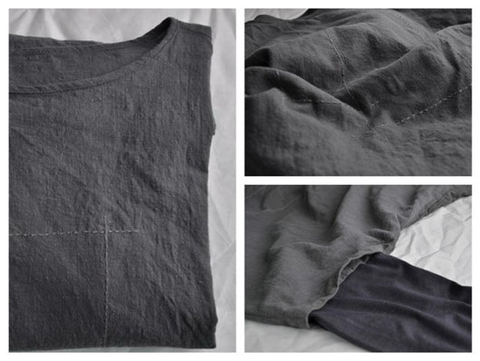 Blusa Pullover Manga Larga de Algodón Lavado a Mano - Diseño Artesanal - Image 22