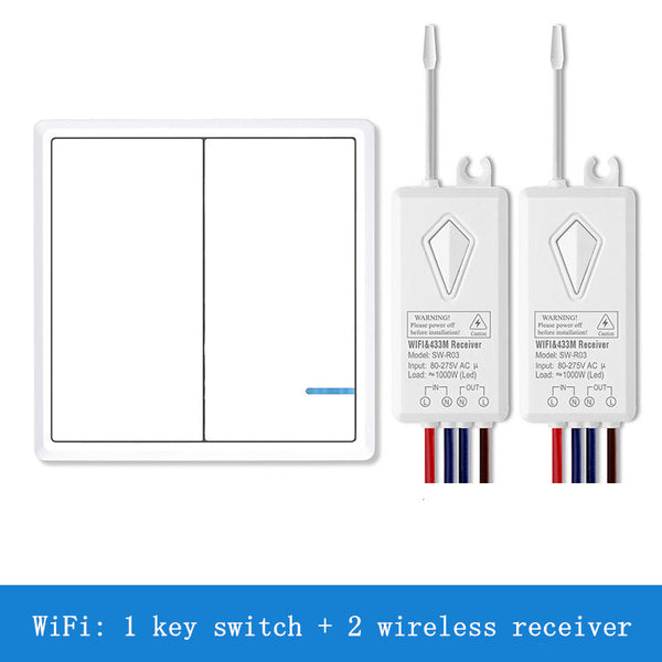 Panel de Control Remoto Inalámbrico 220V sin Cables - Domótica Inteligente