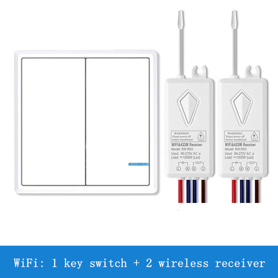 Panel de Control Remoto Inalámbrico 220V sin Cables - Domótica Inteligente