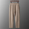 Pantalones de Cachemira Gruesa Talle Alto para Hombre