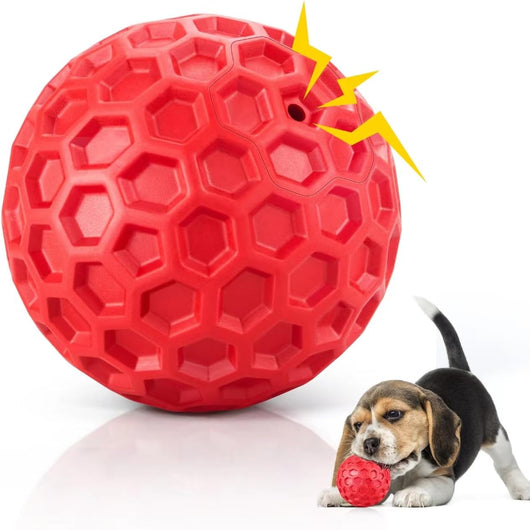 Pelota Masticable Indestructible para Perros Grandes - Juguete Interactivo Antiansied con Sonido - Image 2