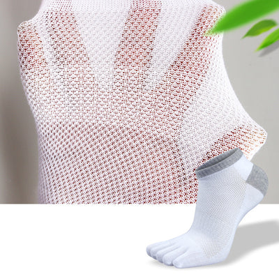 Calcetines Deportivos de Malla Transpirable con Dedos Separados para Hombre - Image 21