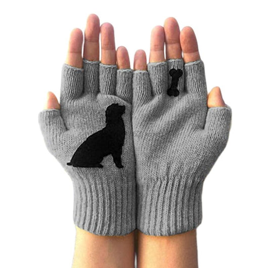 Guantes de Invierno Tejidos sin Dedos para Mujer - Image 8