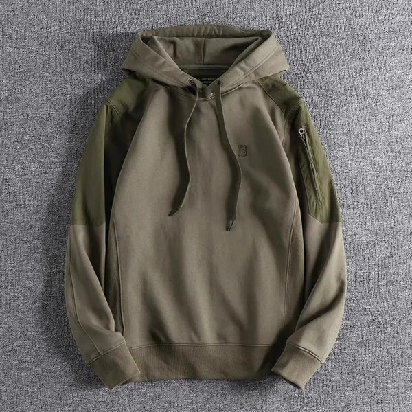 Sudadera Hoodie Británica de Algodón Espacial para Hombre - Calidez y Estilo