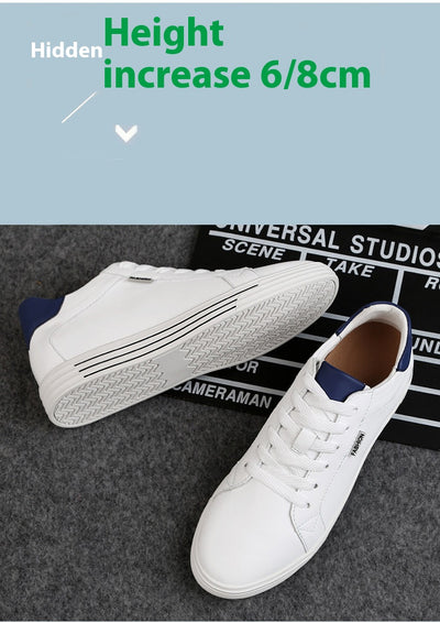 Zapatos Deportivos Casuales con Plantilla Elevadora y Tacón Plano para Hombre - Image 11
