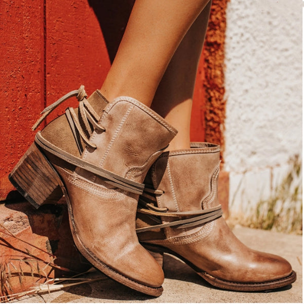 Botas de Invierno para Mujer en Cuero PU - Elegancia y Calidez