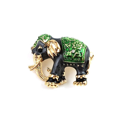 Elefante Miniatura Retro Esmaltado en Colores Pastel - Image 3