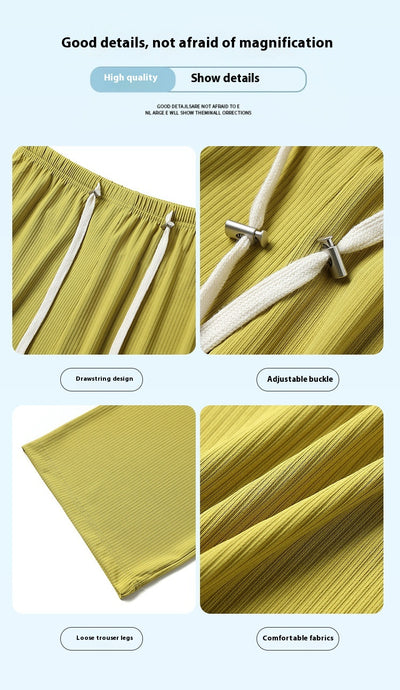 Pantalones Premamá Cómodos de Pierna Ancha sin Cintura Ajustable - Image 16