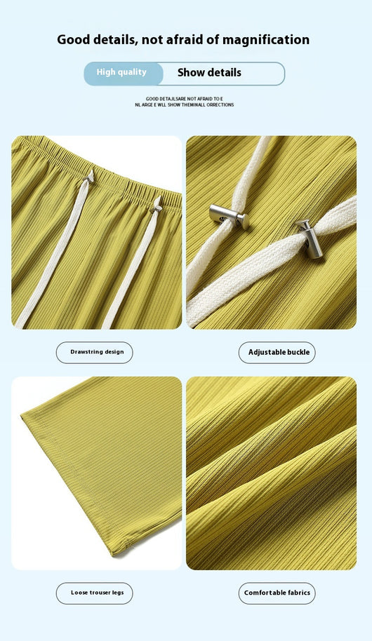 Pantalones Premamá Cómodos de Pierna Ancha sin Cintura Ajustable - Image 16