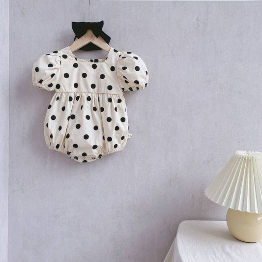Enterizo Princesa para Niñas con Lunares - Ropa Infantil Elegante